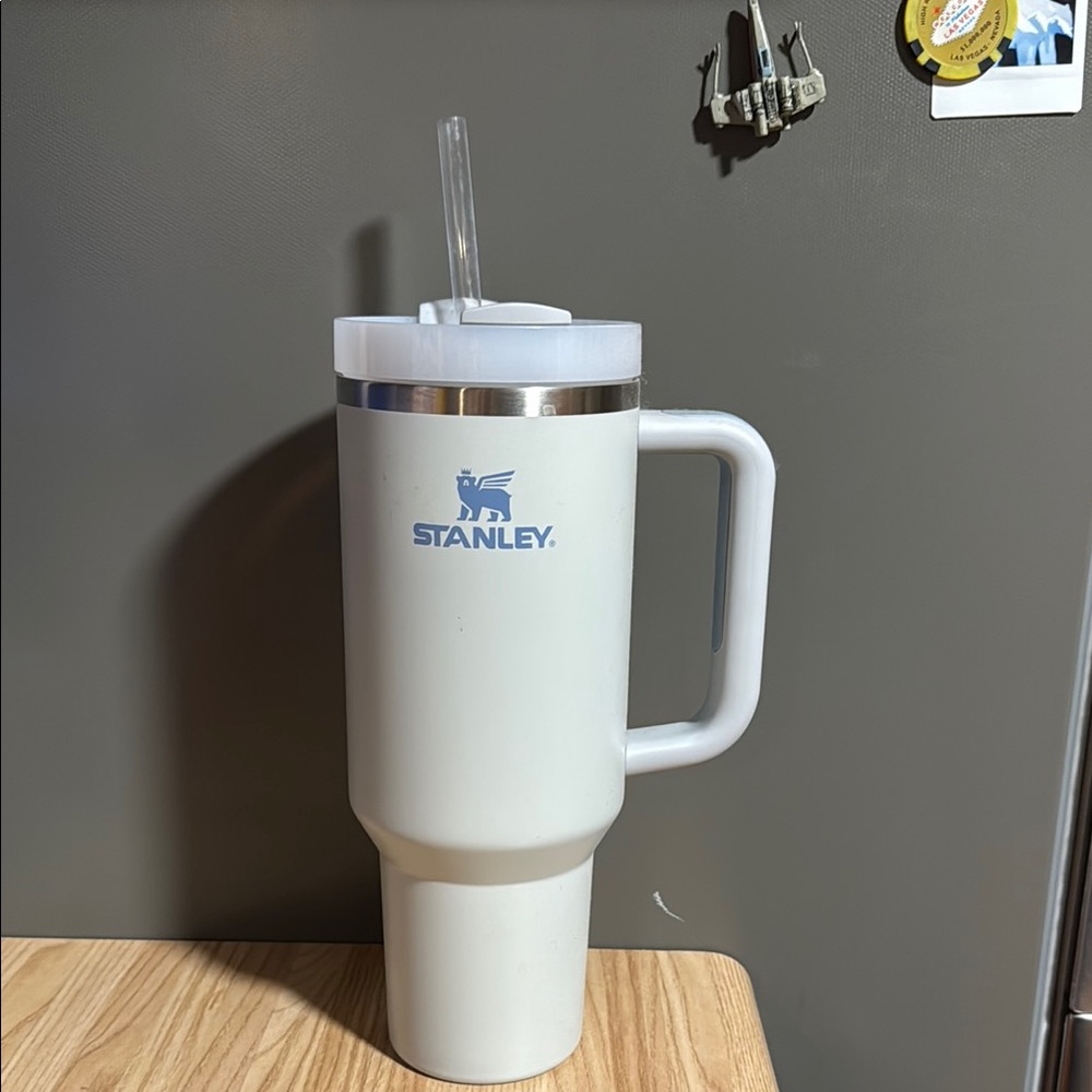 Stanley Light Blue Travel Mug with Handle